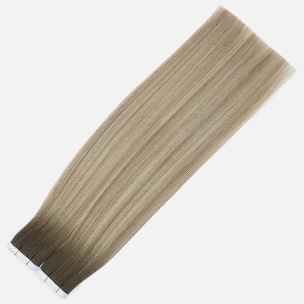LONG INVISIBLE TAPE WEFT - BEACH BLONDE - PBB2