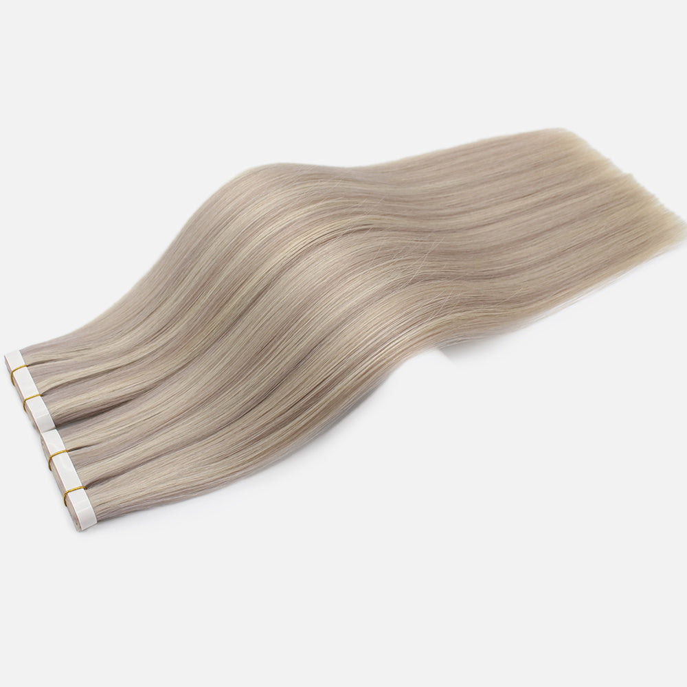 LONG INVISIBLE TAPE WEFT - SILVER TIDE - PBB7