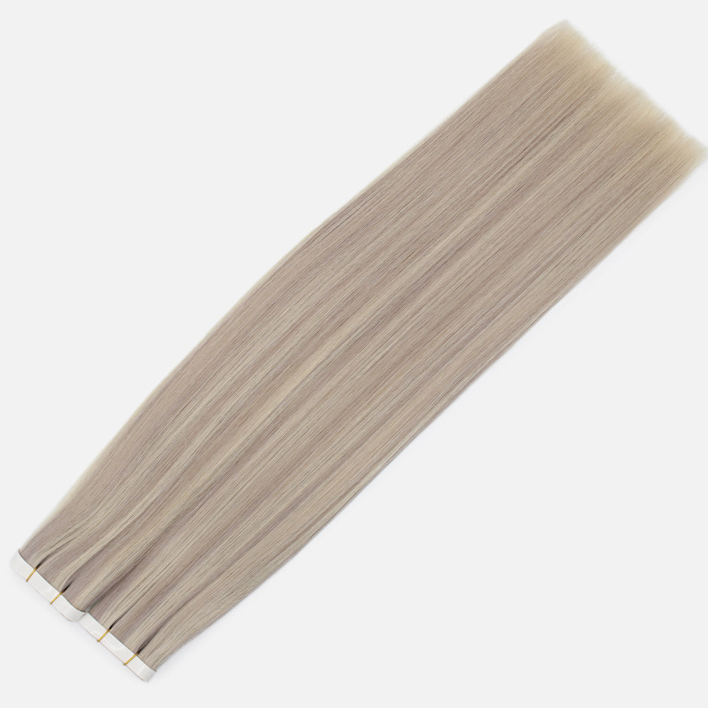 LONG INVISIBLE TAPE WEFT - SILVER TIDE - PBB7