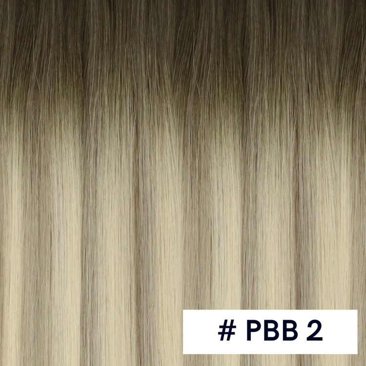 lowlighted bright blonde hair extensions