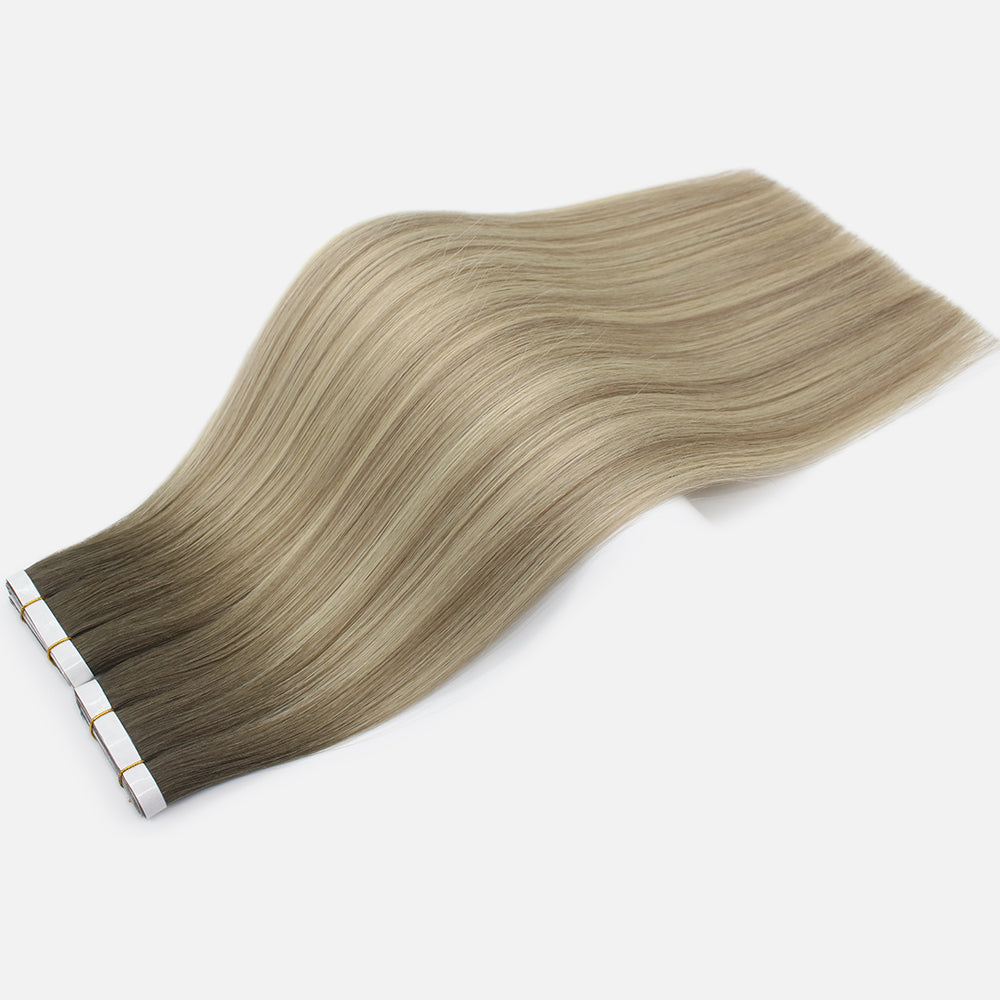LONG INVISIBLE TAPE WEFT - BEACH BLONDE - PBB2