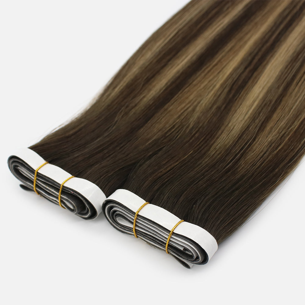 LONG INVISIBLE TAPE WEFT - SUN-KISSED ESPRESSO - PBB5